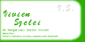 vivien szelei business card